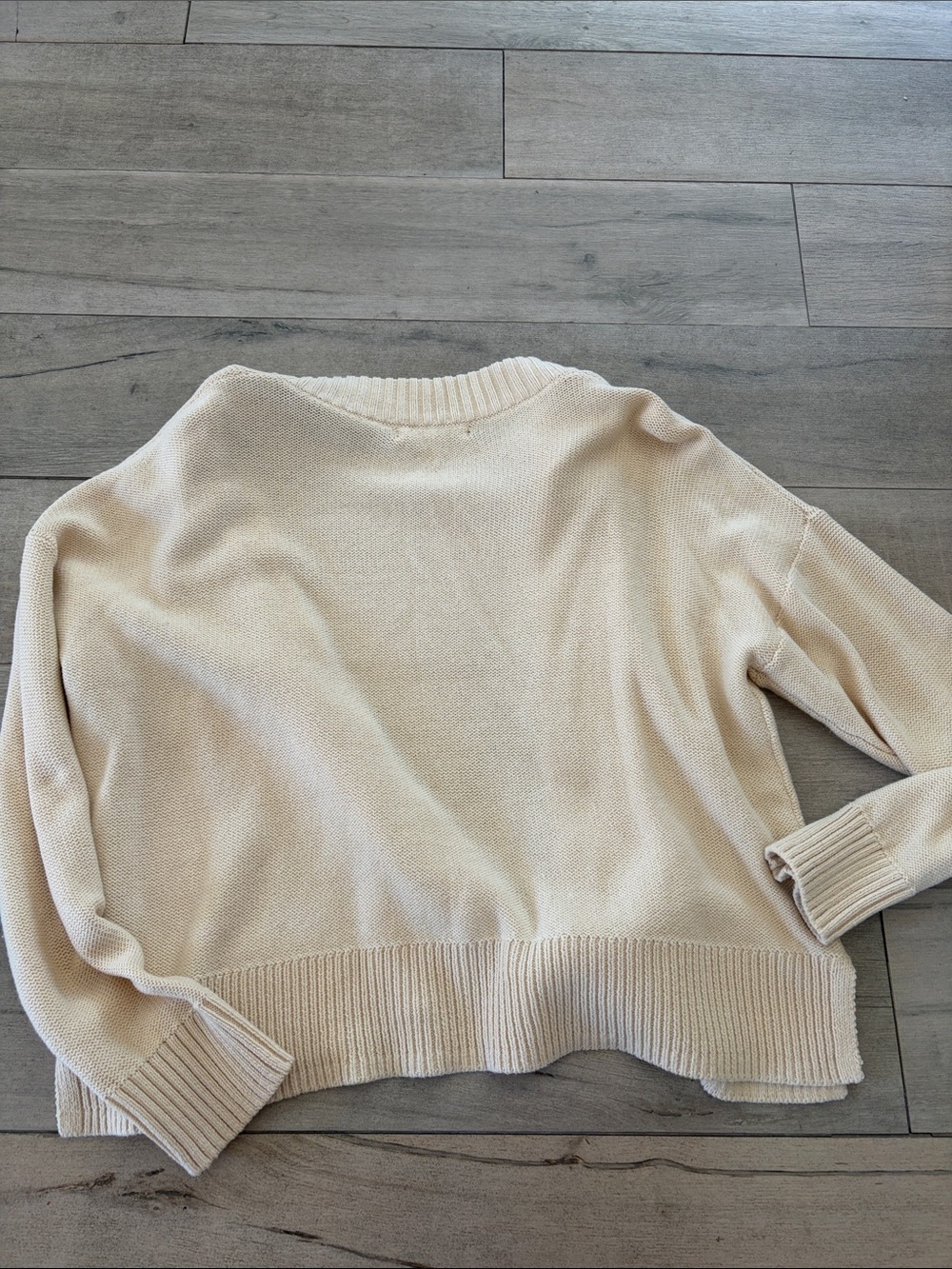 Madewell Cream Button-Up Knit Cardigan - Picture 6 of 6